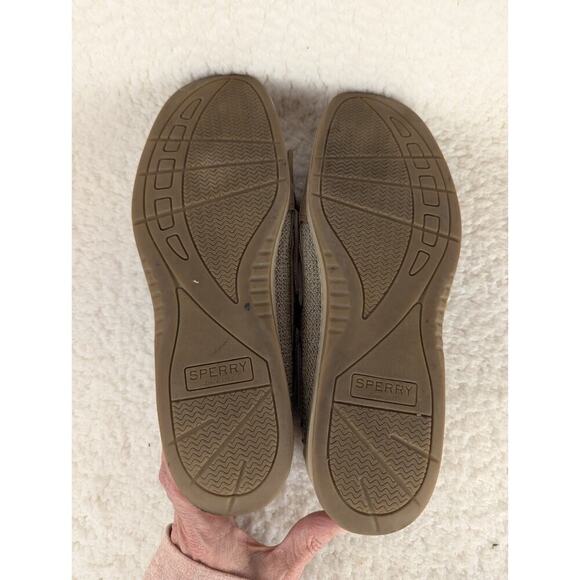 Sperry Women's Angelfish Boat Shoe Linen Oat EU 39 / USA 11 Pre-Owned Used - Picture 3 of 8